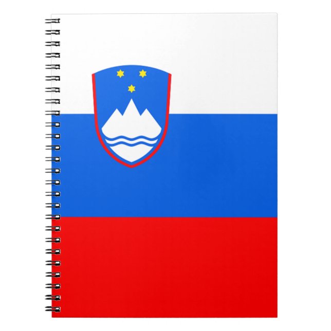Slovenien Flagga Anteckningsbok (Framsidan)