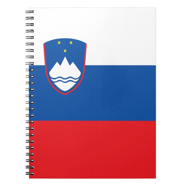 Slovenien flagga anteckningsbok (Framsidan)