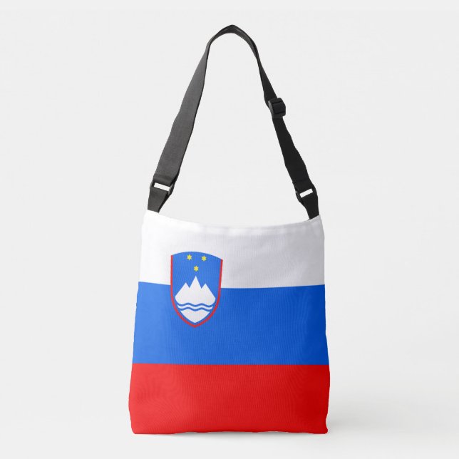 Slovenien Flagga Axelväska (Framsida)