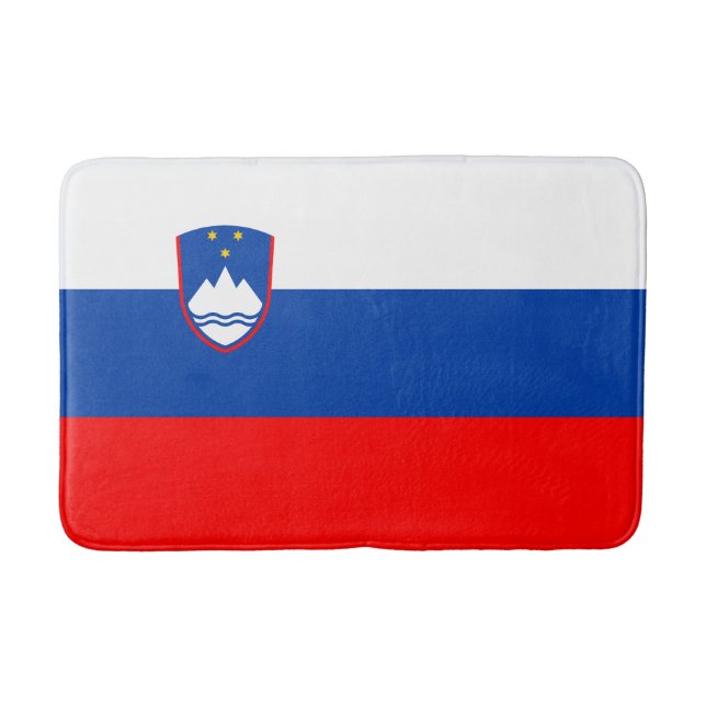 Slovenien Flagga Badrumsmatta (Framsidan)