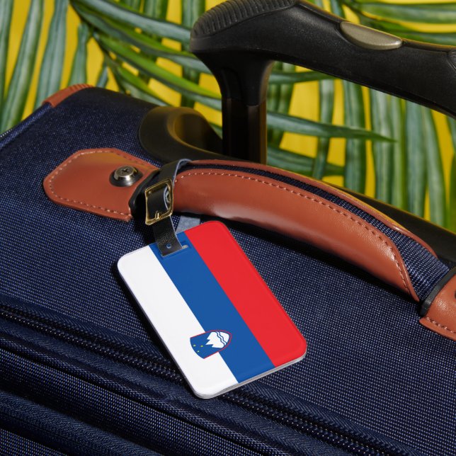 Slovenien flagga bagagebricka (Framsida Insitu 1)