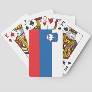 Slovenien flagga casinokort