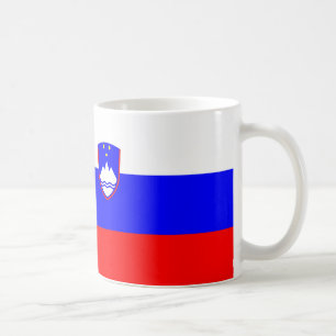 Slovenien Flagga Ceramic Coffee Mugg