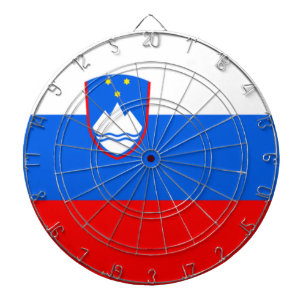 Slovenien Flagga Darttavla