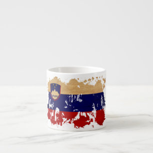 Slovenien flagga espressomugg