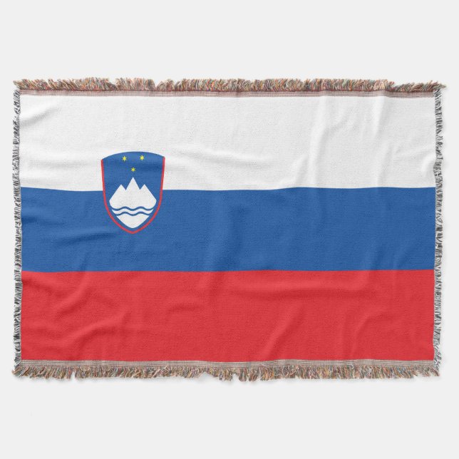 Slovenien flagga filt (Framsidan)