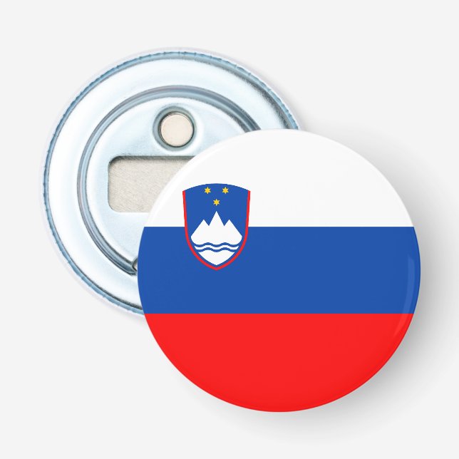 Slovenien Flagga Flasköppnare (Framsidan)