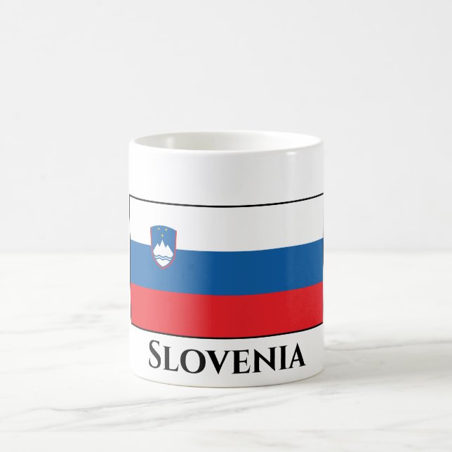 Slovenien Flagga Kaffemugg (Center)