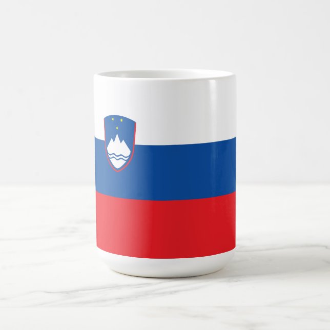 Slovenien flagga kaffemugg (Center)
