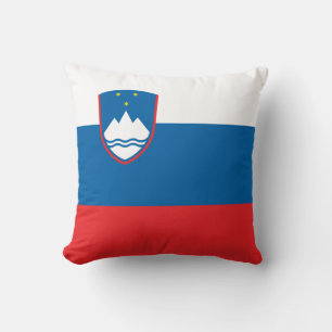 Slovenien Flagga Kudde