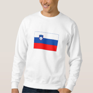 Slovenien Flagga Lång Ärmad Tröja