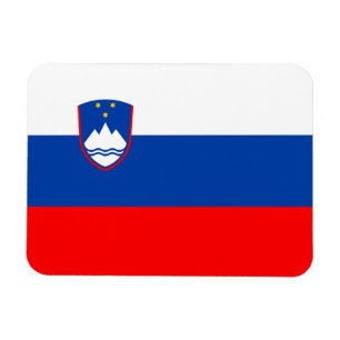 Slovenien Flagga Magnet