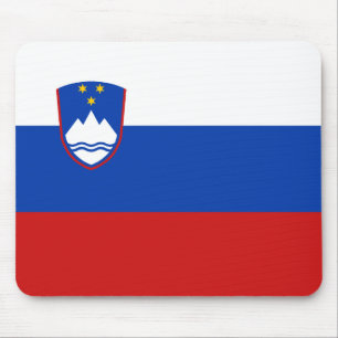Slovenien Flagga Mousepad Musmatta