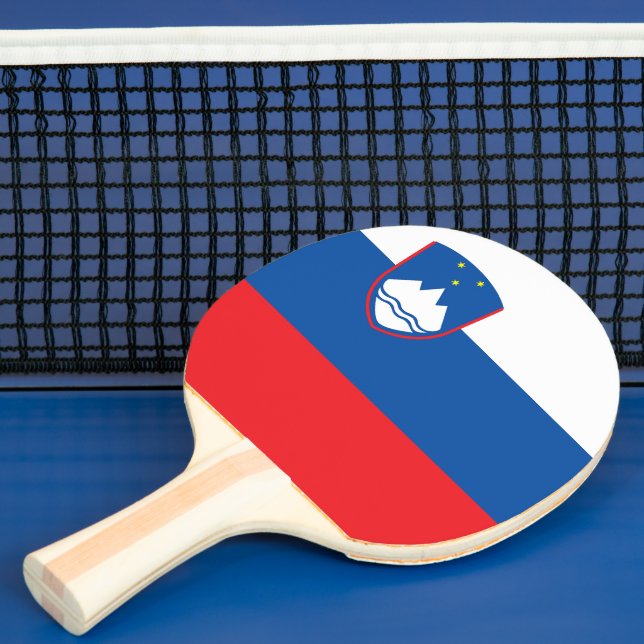 Slovenien flagga pingisracket (Insitu)