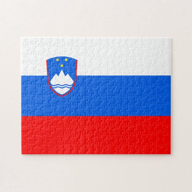 Slovenien Flagga Pussel (Horisontell)