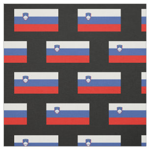 Slovenien Flagga Tyg
