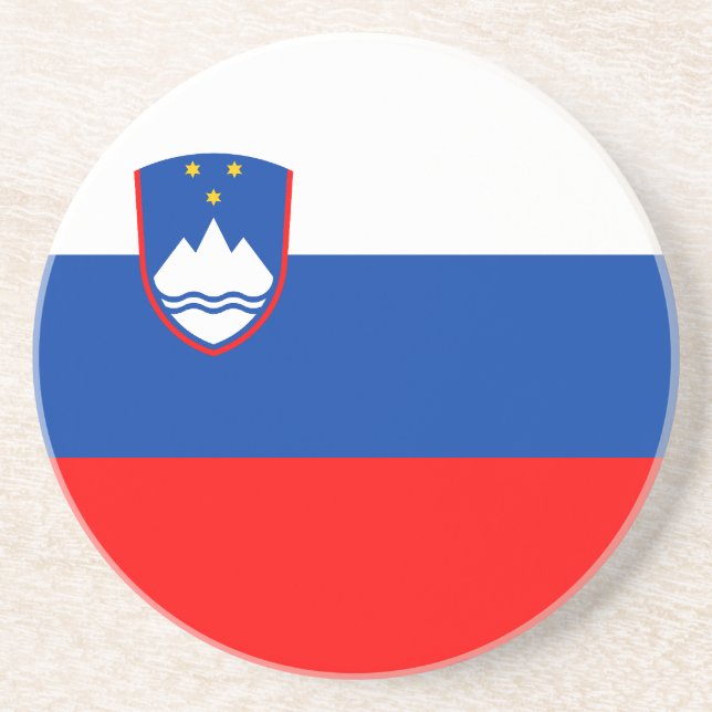 Slovenien Flagga Underlägg (Framsidan)
