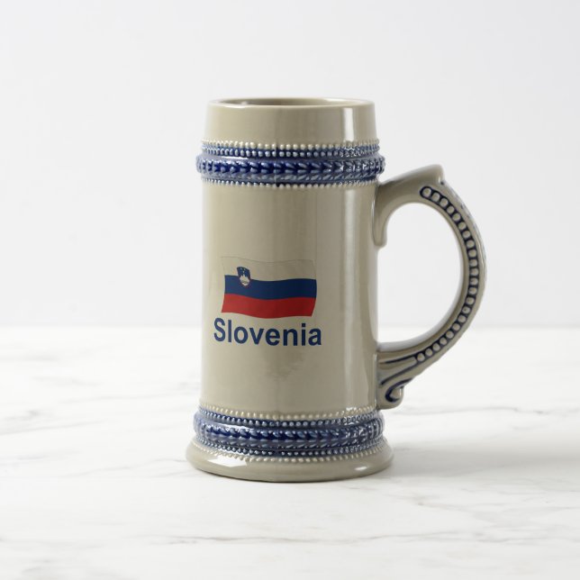 Slovenien flagga - w/inscription sejdel (Höger)