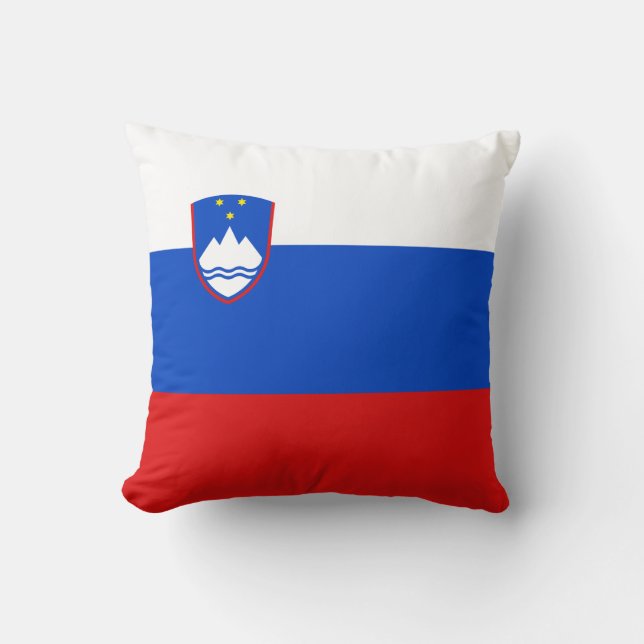 Slovenien Flagga x Flagga Pillow Kudde (Framsida)