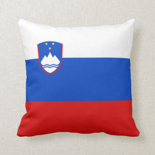 Slovenien Flagga x Flagga Pillow Kudde