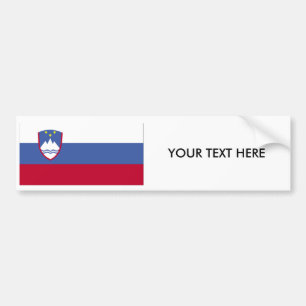 SLOVENIEN FLAGGAbildekal Bildekal