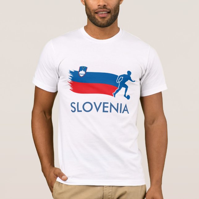 Slovenien fotbollflagga tröja (Framsida)