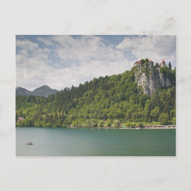 SLOVENIEN, GORENJSKA, Bled: Bleds slott & Vykort (Framsida)