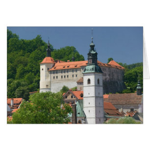 SLOVENIEN, GORENJSKA, Skofja Loka: S:ta kyrka Hälsningskort