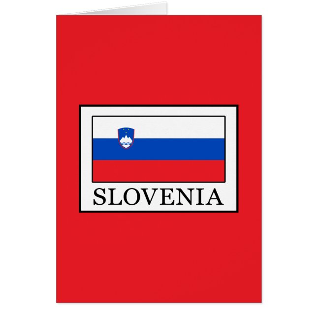 Slovenien Hälsningskort (Framsidan)
