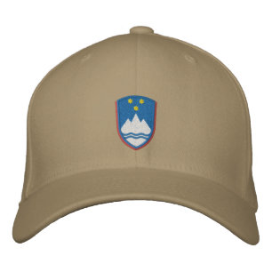 Slovenien Hat Broderad Keps