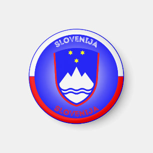 Slovenien Jackar Arm Circle Shape Magnet