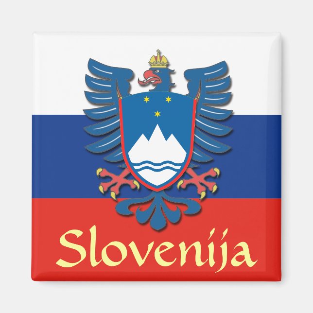 Slovenien Jackar Arm Magnet (Framsidan)
