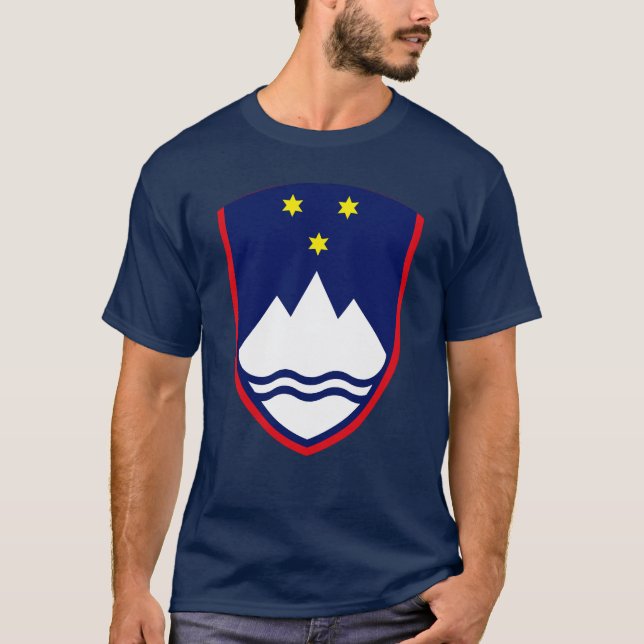 Slovenien Jackar Arm T-shirt (Framsida)