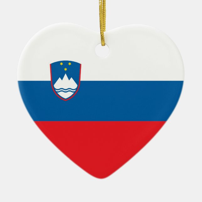 SLOVENIEN JULGRANSPRYDNAD KERAMIK (Framsidan)