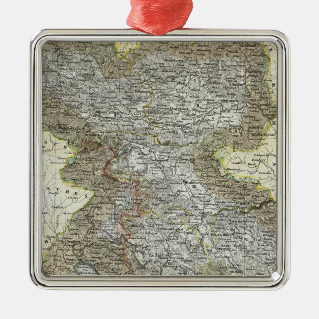 Slovenien, Kroatien Julgransprydnad Metall (Framsidan)
