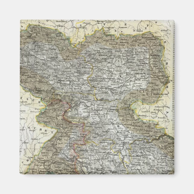 Slovenien, Kroatien Magnet (Framsidan)