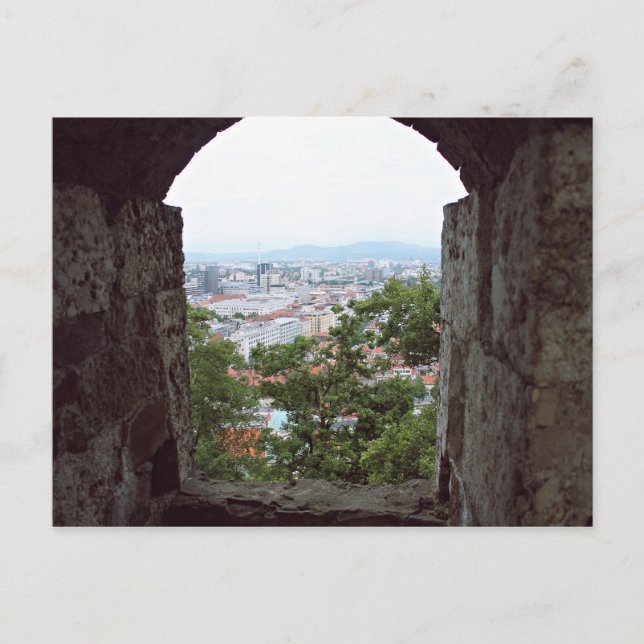 Slovenien - Ljubljana - Vy Vykort (Framsida)