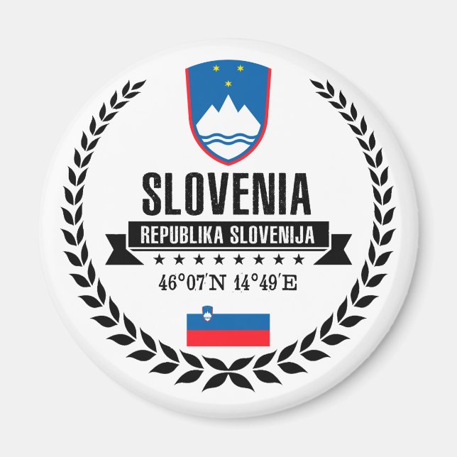 Slovenien Magnet (Framsidan)