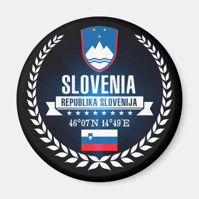 Slovenien Magnet (Framsidan)