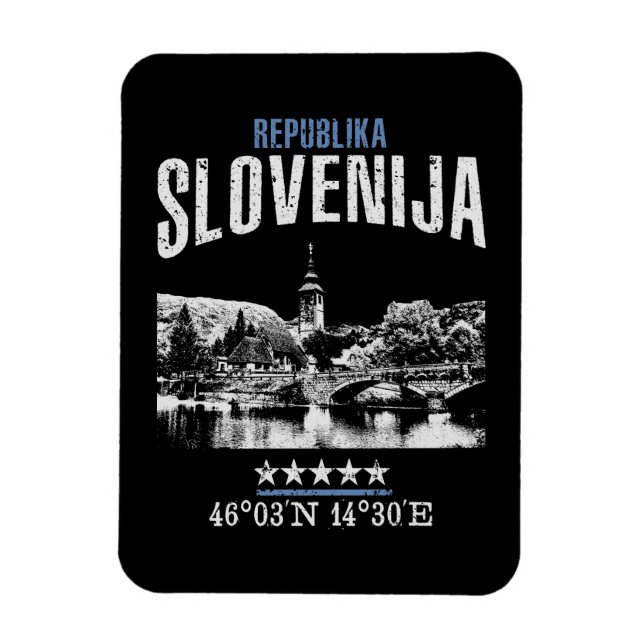 Slovenien Magnet (Vertikal)