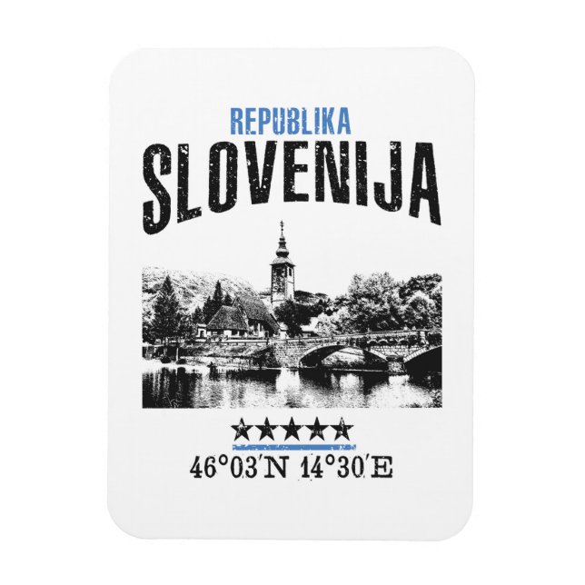 Slovenien Magnet (Vertikal)