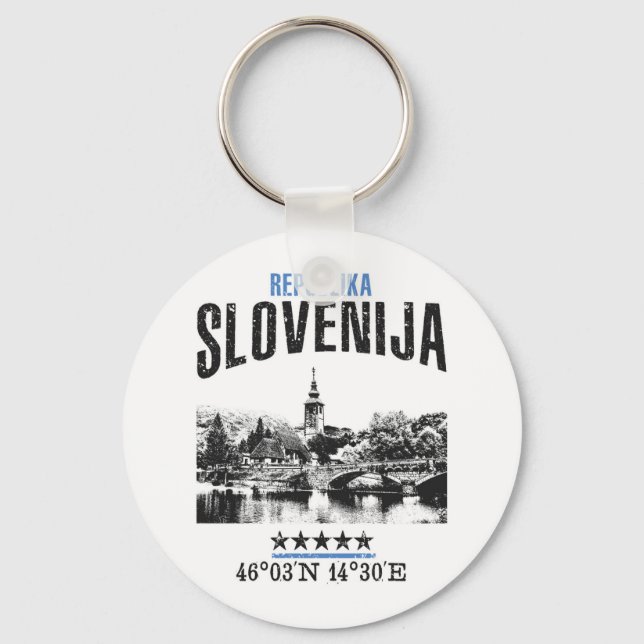 Slovenien Nyckelring (Framsida)