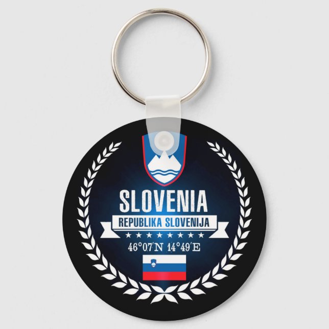 Slovenien Nyckelring (Framsida)