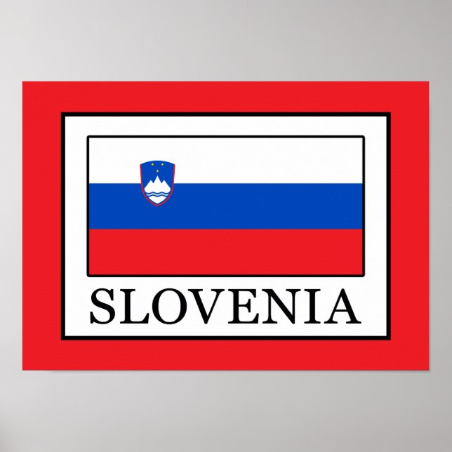 Slovenien Poster (Framsidan)