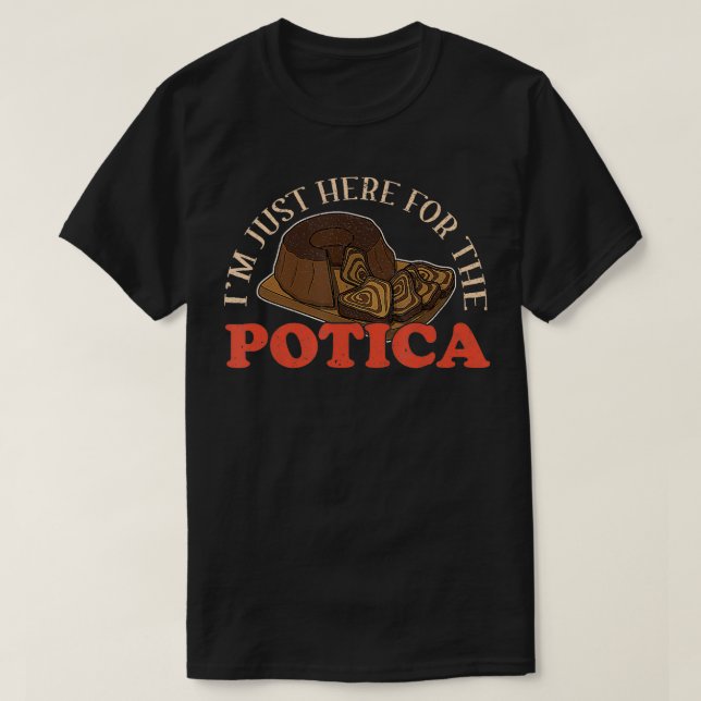 Slovenien Potica bakar slovenskt cuisine firato T Shirt (Design framsida)