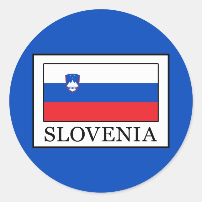 Slovenien Runt Klistermärke (Framsida)