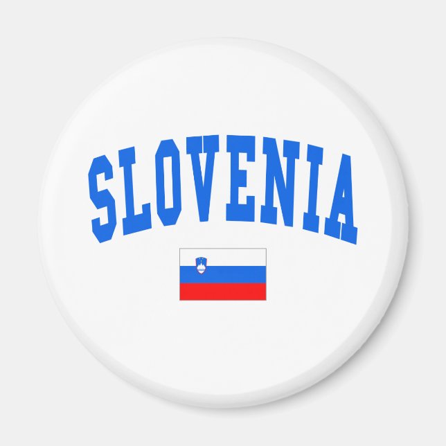 Slovenien Stil Magnet (Framsidan)