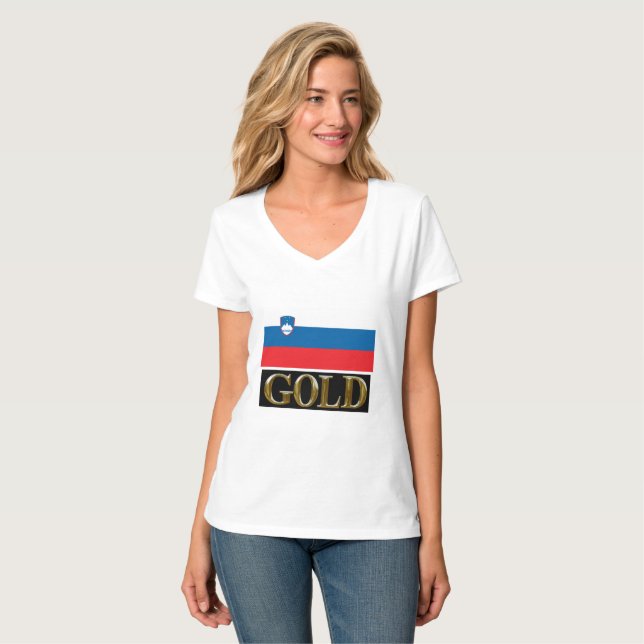 SLOVENIEN T SHIRT (Hel framsida)