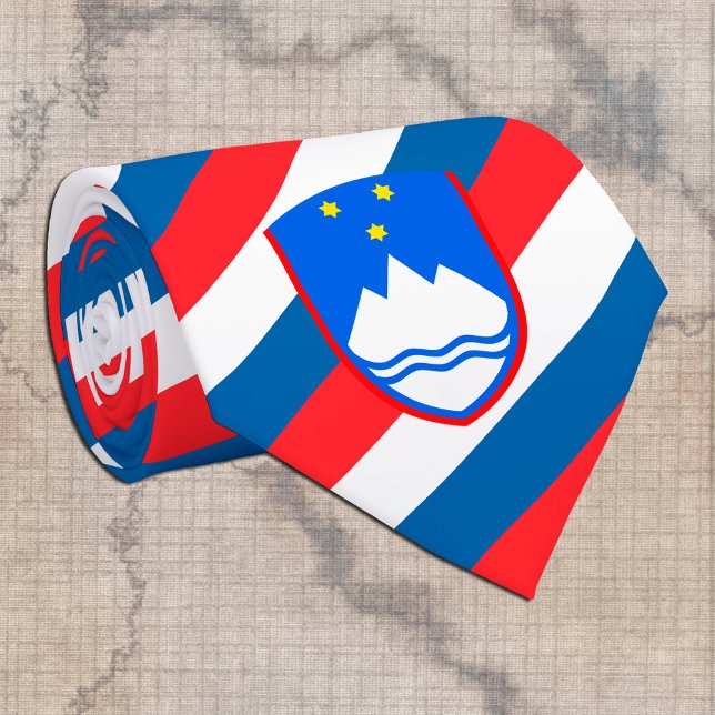 Slovenien Ties, mode Slovenska Flagga business Slips (Skapare uppladdad)