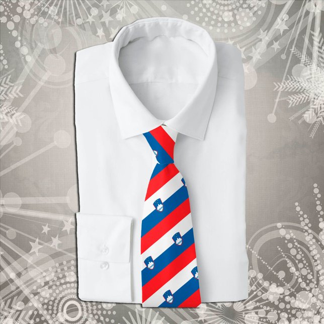 Slovenien Ties, mode Slovenska Flagga business Slips (Skapare uppladdad)